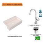 Kit Cuba Xrt55 Torneira 1198 Metal Válvula Click 1 Polegada B