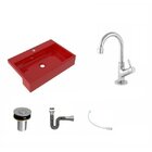 Kit Cuba Xrt55 Torneira 1198 Metal Válvula Click 1 Polegada B