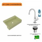 Kit Cuba Xrt55 Torneira 1198 Metal Válvula Click 1 Polegada B