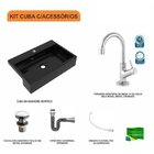 Kit Cuba Xrt55 Torneira 1198 Metal Válvula Click 1 Polegada G