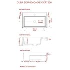 Kit Cuba Xrt55 Torneira 1198 Metal Válvula Click 1 Polegada G