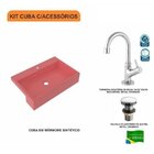 Kit Cuba Xrt55 Torneira 1198 Metal Válvula Click 1 Polegada G