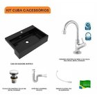 Kit Cuba Xrt55 Torneira 1198 Metal Válvula Click 1 Polegada G