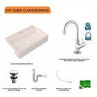 Kit Cuba Xrt55 Torneira 1198 Metal Válvula Click 1 Polegada G