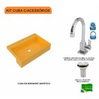 Kit Cuba Xrt55 Torneira Luxo 1195 E Válvula 1 Polegada Compac