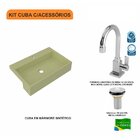 Kit Cuba Xrt55 Torneira Luxo 1195 E Válvula 1 Polegada Compac