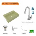 Kit Cuba Xrt55 Torneira Luxo 1195 Metal Válvula 1 Polegada Si