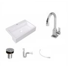 Kit Cuba Xrt55 Torneira Luxo 1195 Metal Válvula Click 1 Poleg