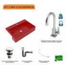Kit Cuba Xrt55 Torneira Luxo 1195 Metal Válvula Click 1 Poleg
