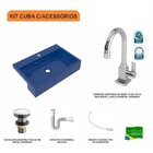 Kit Cuba Xrt55 Torneira Luxo 1195 Metal Válvula Click 1 Poleg