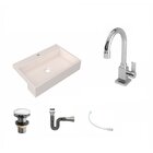 Kit Cuba Xrt55 Torneira Luxo 1195 Metal Válvula Click 1 Poleg