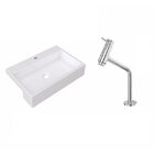 Kit Cuba Xrt55 Torneira Pratika 1060 Metal 1/4 Volta Compace