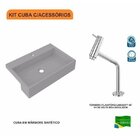 Kit Cuba Xrt55 Torneira Pratika 1060 Metal 1/4 Volta Compace