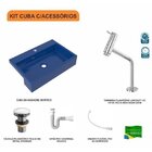 Kit Cuba Xrt55 Torneira Pratika 1060 Metal E Válvula Click 1