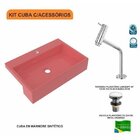 Kit Cuba Xrt55 Torneira Pratika 1060 Metal E Válvula Click 1