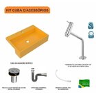 Kit Cuba Xrt55 Torneira Pratika 1060 Metal E Válvula Click 1