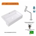 Kit Cuba Xrt55 Torneira Pratika 1060 Metal E Válvula Click 1