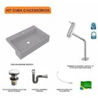 Kit Cuba Xrt55 Torneira Pratika 1060 Metal E Válvula Click 1