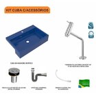 Kit Cuba Xrt55 Torneira Pratika 1060 Metal E Válvula Click 1