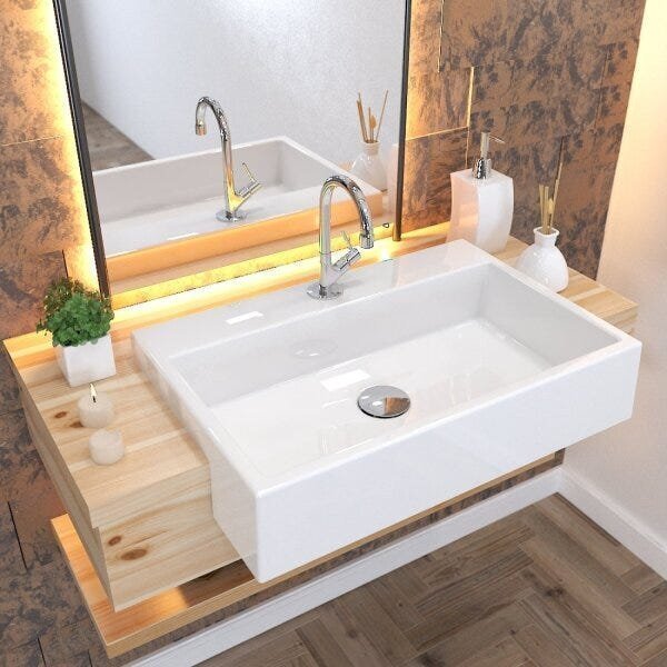 Kit Cuba Xrt55 Válvula Click 1 Polegadas G Compace Branco