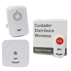 Kit Cuidador Idoso - Botao SOS Alarme Sonoro Emergencia Colar