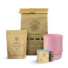 Kit Cultivo Autoirrigável Alumínio Rosa  Rúcula