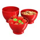 Kit Cumbuca 4 Peças 500ml Vermelho Cozy Coza