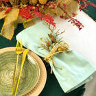 Kit De 04 Unidades De Guardanapo Em Algodão -  Verde Claro