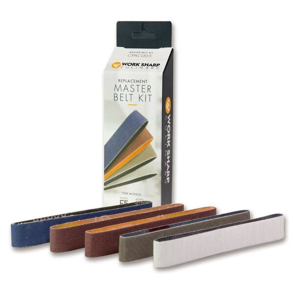 Kit De 05 Cintas De Afiação E5 Para Afiador Work Sharp