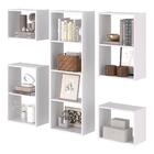 Kit De 10 Nichos Romana Branco