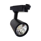 Kit De 1 Trilho Eletrificado 1,5m + 3 Spots Led 12w Preto Luz