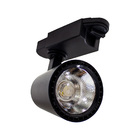 Kit De 1 Trilho Eletrificado 1,5m + 4 Spots Led 12w Preto Luz