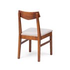 Kit De 2 Cadeiras De Jantar Club Em Madeira Maciça Garapa