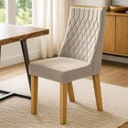 Kit De 2 Cadeiras Para Sala De Jantar Luna Cinamomo/bege