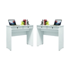 Kit De 2 Escrivaninhas Netuno Branco