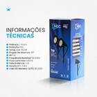 Kit De 2 Espetos De Jardim Led Branco Quente 7w Cob St2878