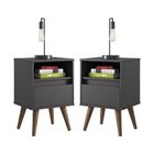 Kit De 2 Gaveteiros Moreal Preto Onix