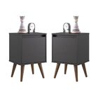 Kit De 2 Gaveteiros Morteza Preto Onix