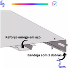 Kit De 3 Bandejas 0,40x0,91 Linha Leve