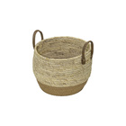 Kit De 3 Cestos Goa Fibra Natural - Natural