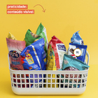 Kit De 3 Cestos Organizadores Empilháveis De 9l Cinza U