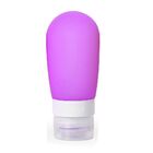 Kit De 3 Frascos De Silicone Para Viagem