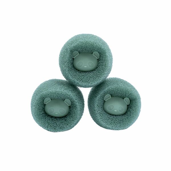 Kit de 3 Kit Esponjas Tira Pelos para Máquina de Lavar 6,5x5x6,5cm Oikos