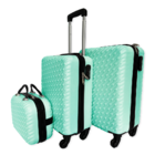 Kit De 3 Malas De Viagem Verde Água