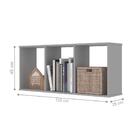 Kit De 3 Nichos Aras Cinza