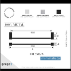 Kit De 3 Peças Acessórios Para Banheiro Preto Fosco Prátika 8