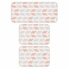 Kit De 3 Tapetes Para Cozinha Emborrachados Étnica Boho