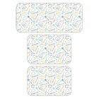 Kit De 3 Tapetes Para Cozinha Emborrachados Utensílios De Coz