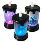 Kit De 3 Velas Temáticas Halloween Eletronicas Led Sortidas C