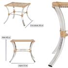 Kit De 4 Cadeiras Colombia 1 Mesa Baixa Colombia Para Área Ex